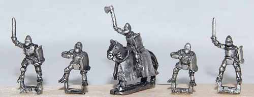 Mounted Knights - Barbed or Housed Horses